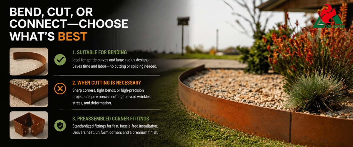 Corten Steel Edging Wapamwamba